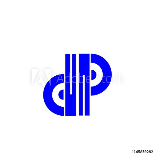 500x500 Letter Dp Logo Vector