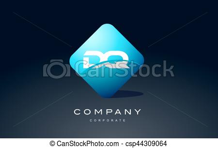 450x306 Dq Alphabet Blue Hexagon Letter Logo Vector Icon Design Dq