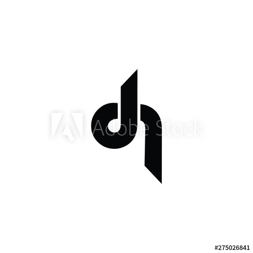 500x500 Initial Letter Dq Logo Vector