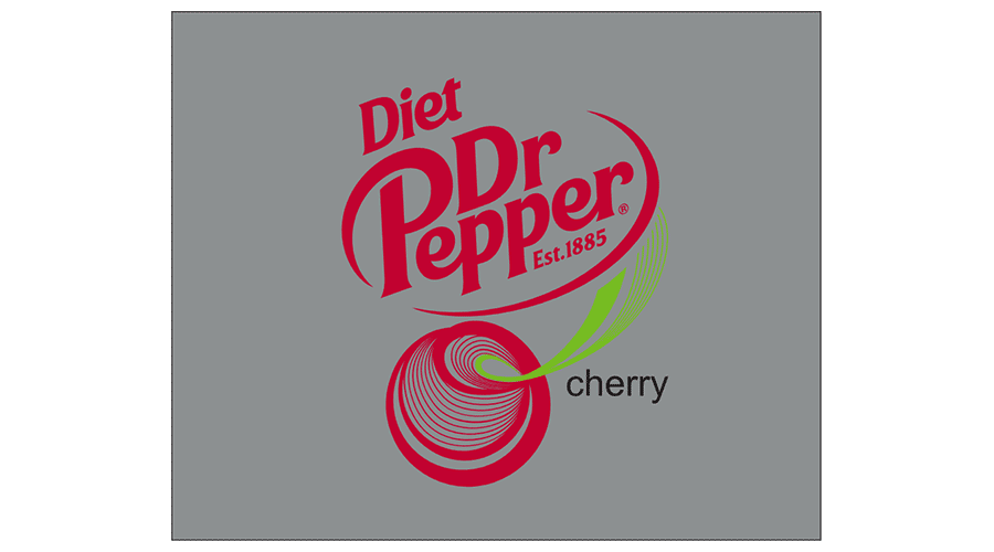 900x500 Diet Dr Pepper Cherry Vector Logo