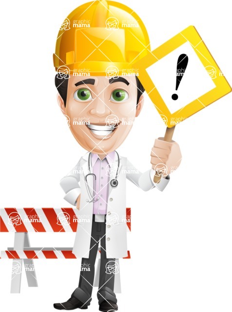 476x640 Doctor With Stethoscope Cartoon Vector Character Aka Dr Matthews