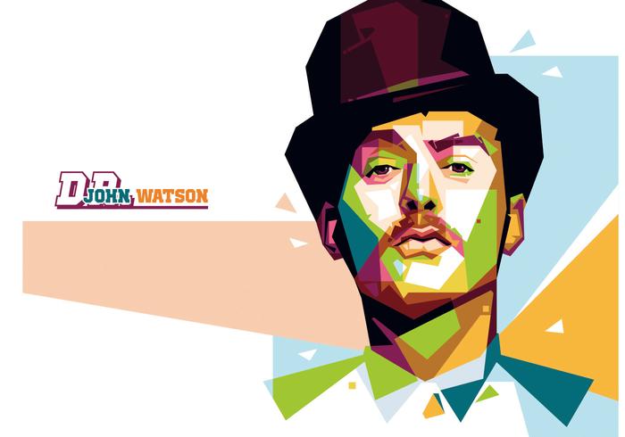 700x490 Dr Watson Portrait Vector
