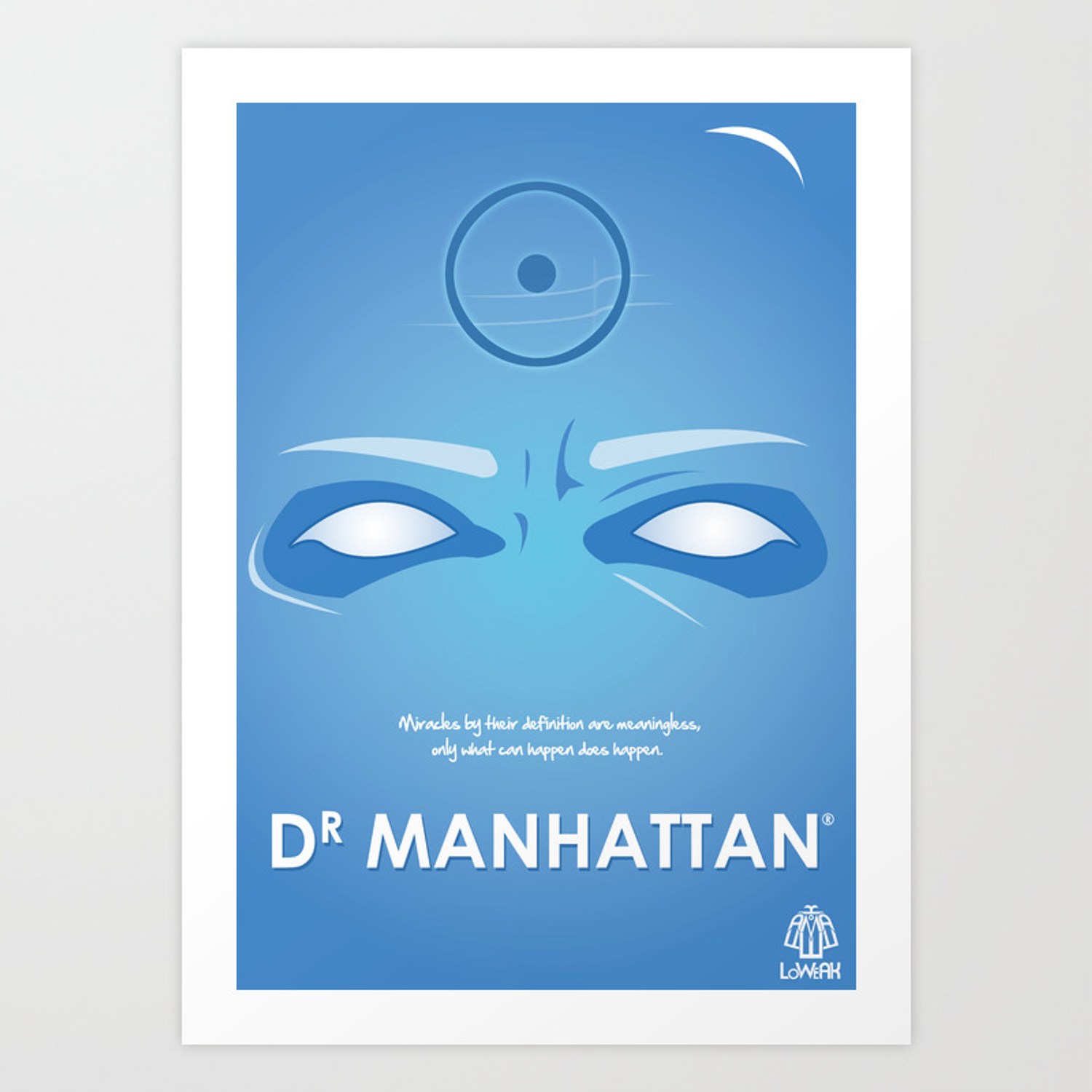 1500x1500 Vector Dr Manhattan Art Print