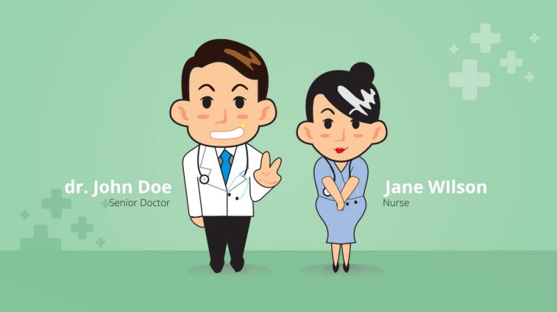 800x448 Doctor Nurse Vector Freebie Magz