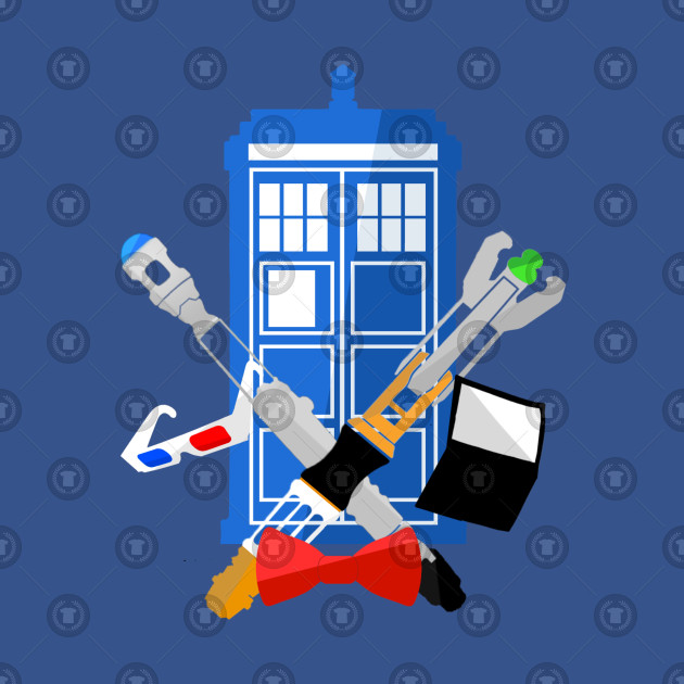 630x630 Doctor Who Vector Tardis + Items