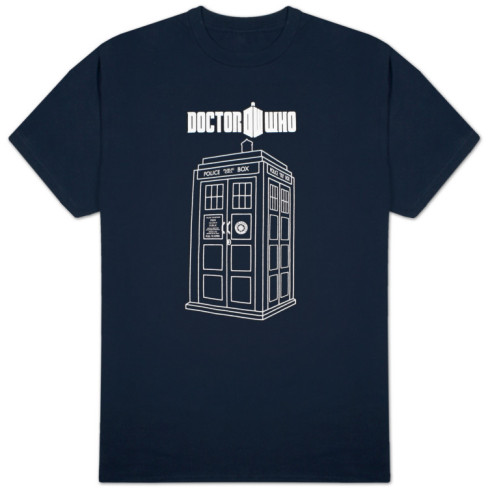 488x488 Dr Who Tardis Vector Tee