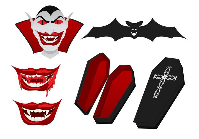 700x490 Dracula Vector Elements