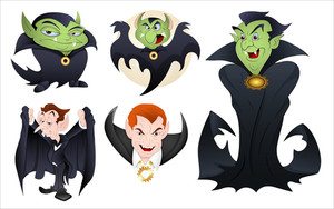 300x188 Dracula Vectors Royalty Free Stock Image