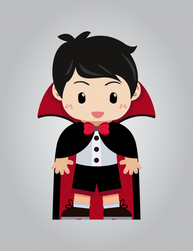 626x813 Dracula Illustration Background Vector Free Download