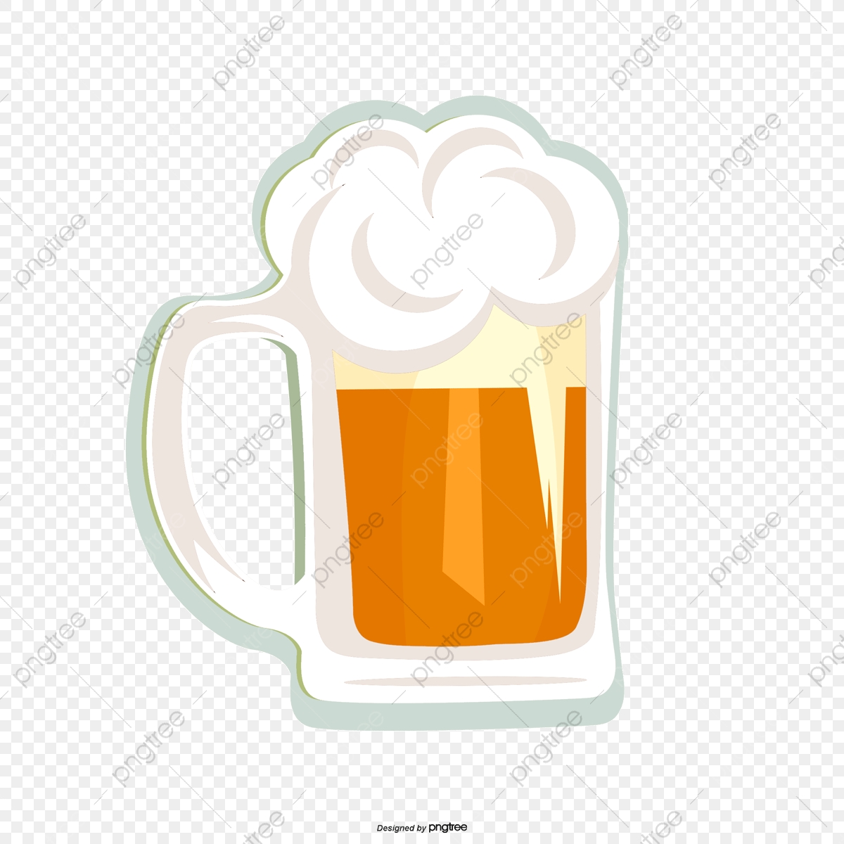 1200x1200 Vector Hand Painted Bar Draft Beer, Vector, Hand Painted, Beer Png