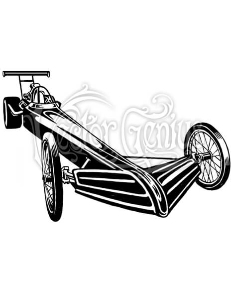 468x580 Drag Racer Auto Clip Art