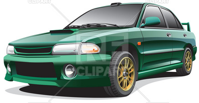 400x208 Drag Car With Air Intake Vector Image Of Transportation