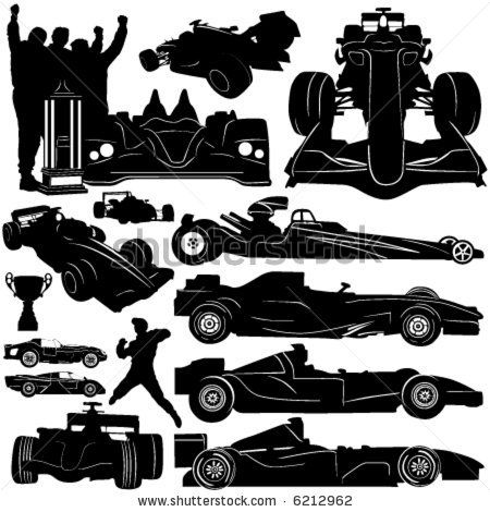 450x470 Formula And Race Car Vector