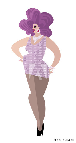 266x500 Cool Fashion Drag Queen
