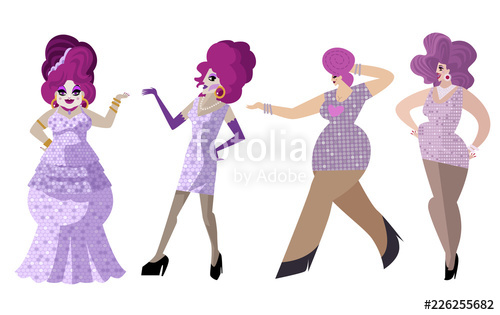 500x315 Cool Fashion Drag Queen Stock Image And Royalty Free Vector