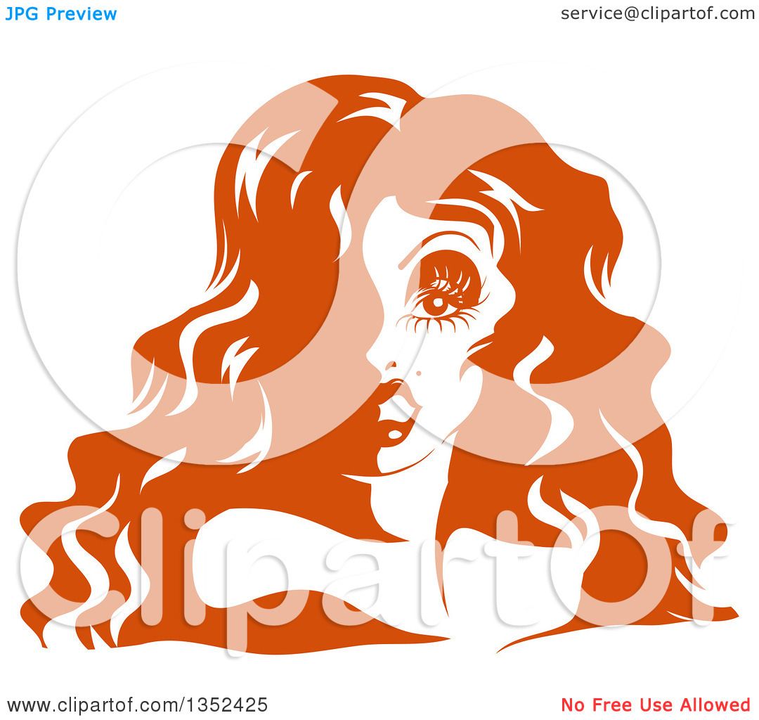 1080x1024 Clipart Of A Drag Queen Striking A Pose, In Orange Tones