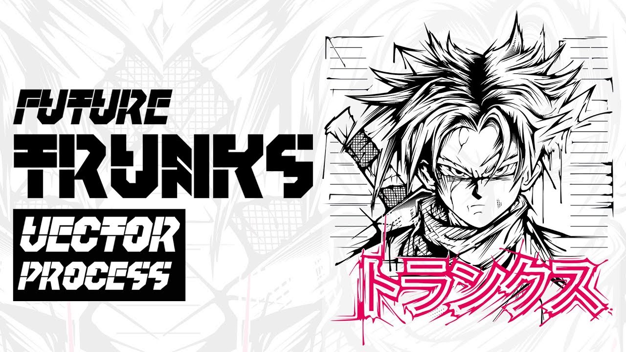 Dbz Future Trunks Speedart Vector Illustration 1280x720 Dbz Future Trunks Speedart Vector Illustration