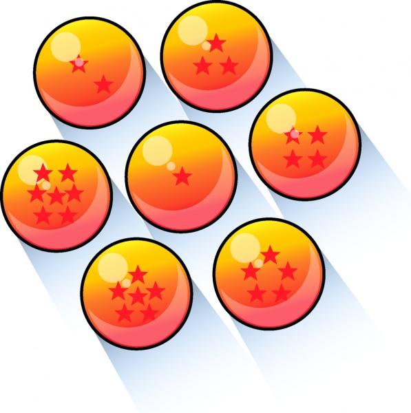 597x600 Dragon Ball Icon Pack Free Vector In Adobe Illustrator