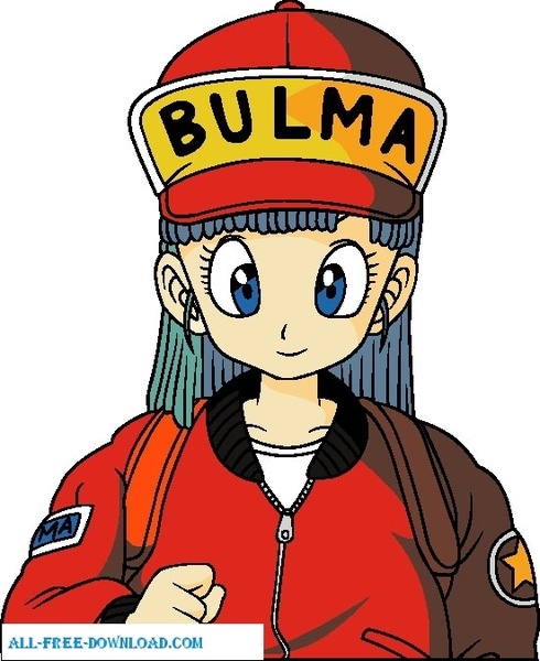 490x600 Dragonball Bulma Free Vector In Encapsulated Postscript