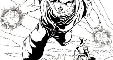 367x195 Dragon Ball Z Vector Black And White Archives