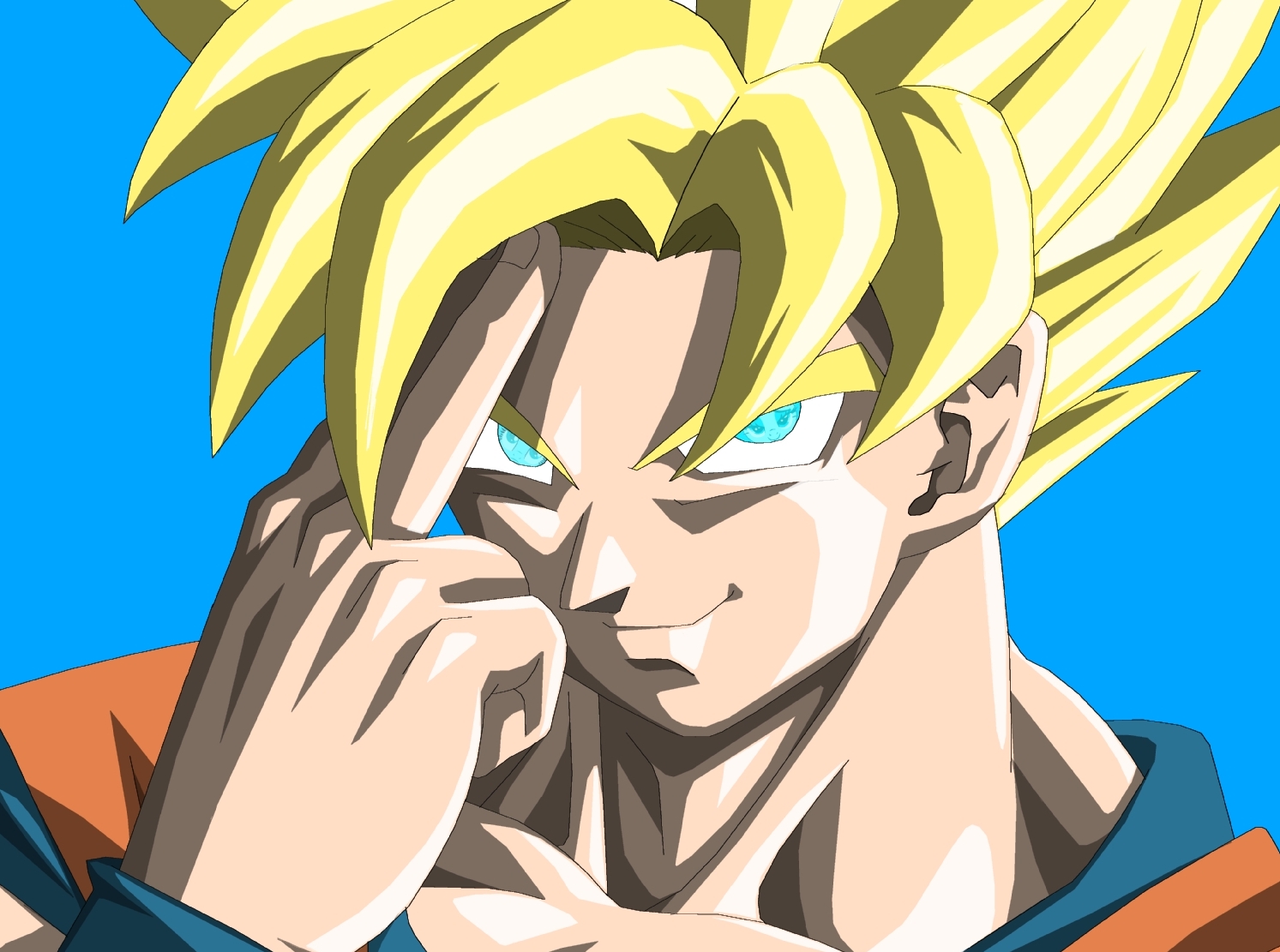 1493x1111 Vector Made Of A Screenshot From Dbz Kai's Android Saga Opening