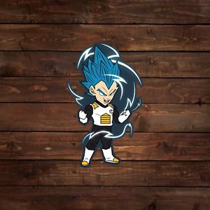 300x300 Vegeta With Lightning Bolts Vector Illustration