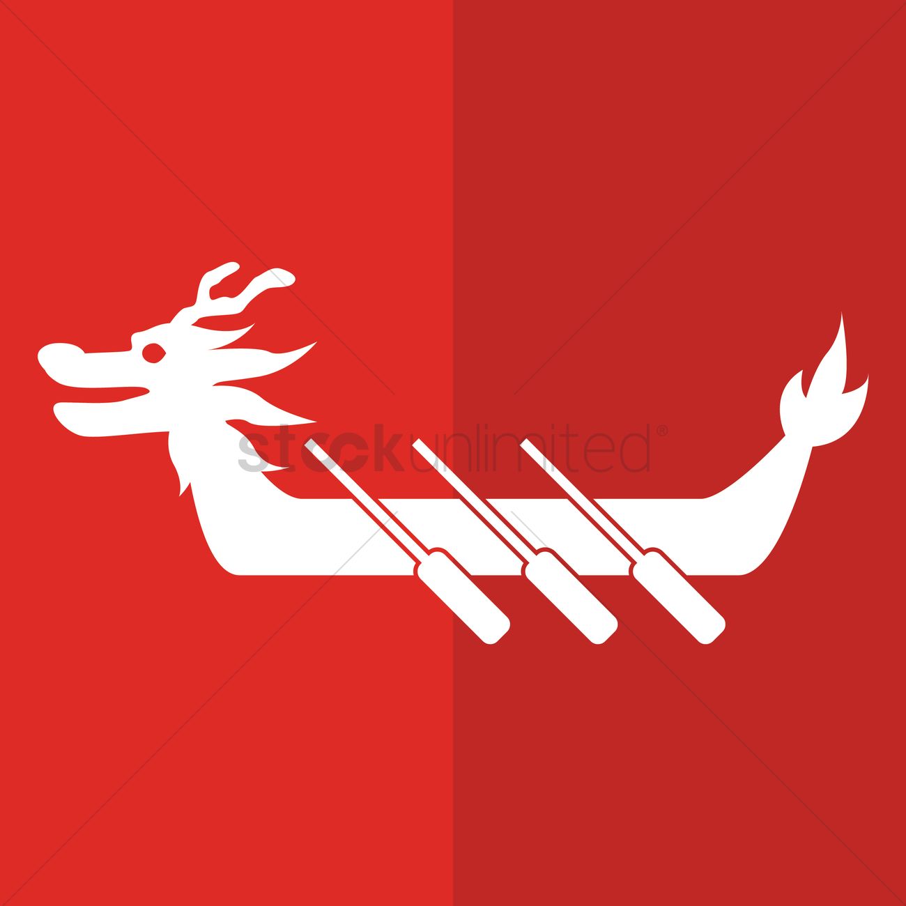 Dragon Boat Vector Image 1300x1300 Dragon Boat Vector Image