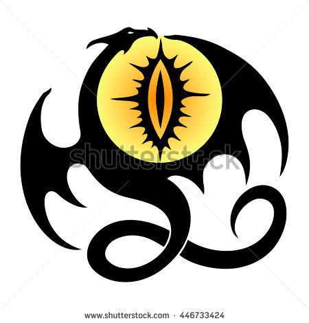 450x470 Eye Silhouette Vector