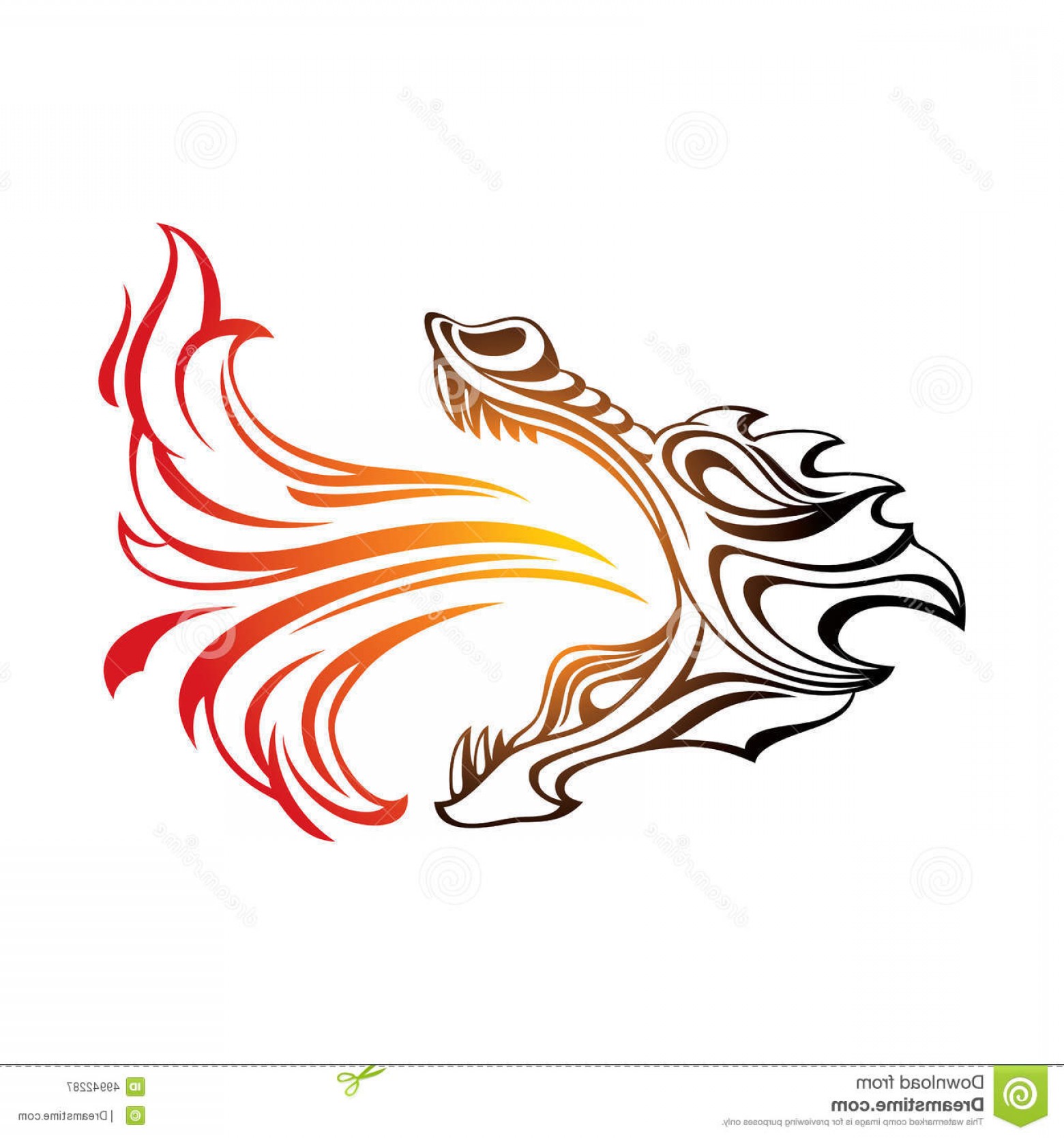1560x1668 Stock Illustration Dragon Head Breathing Fire Image Createmepink