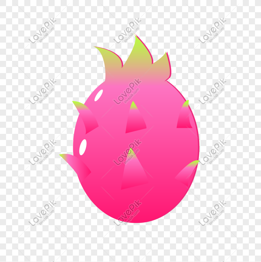 860x861 Summer Fruit Vector Flat Style Dragon Fruit Png Image Picture Free