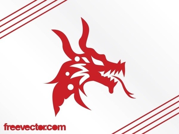 Dragon Head Free Vector 600x448 Dragon Head Free Vector