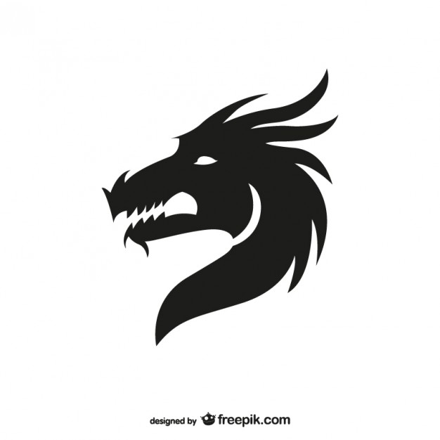 Dragon Head Silhouette Vector Free Download 626x626 Dragon Head Silhouette Vector Free Download