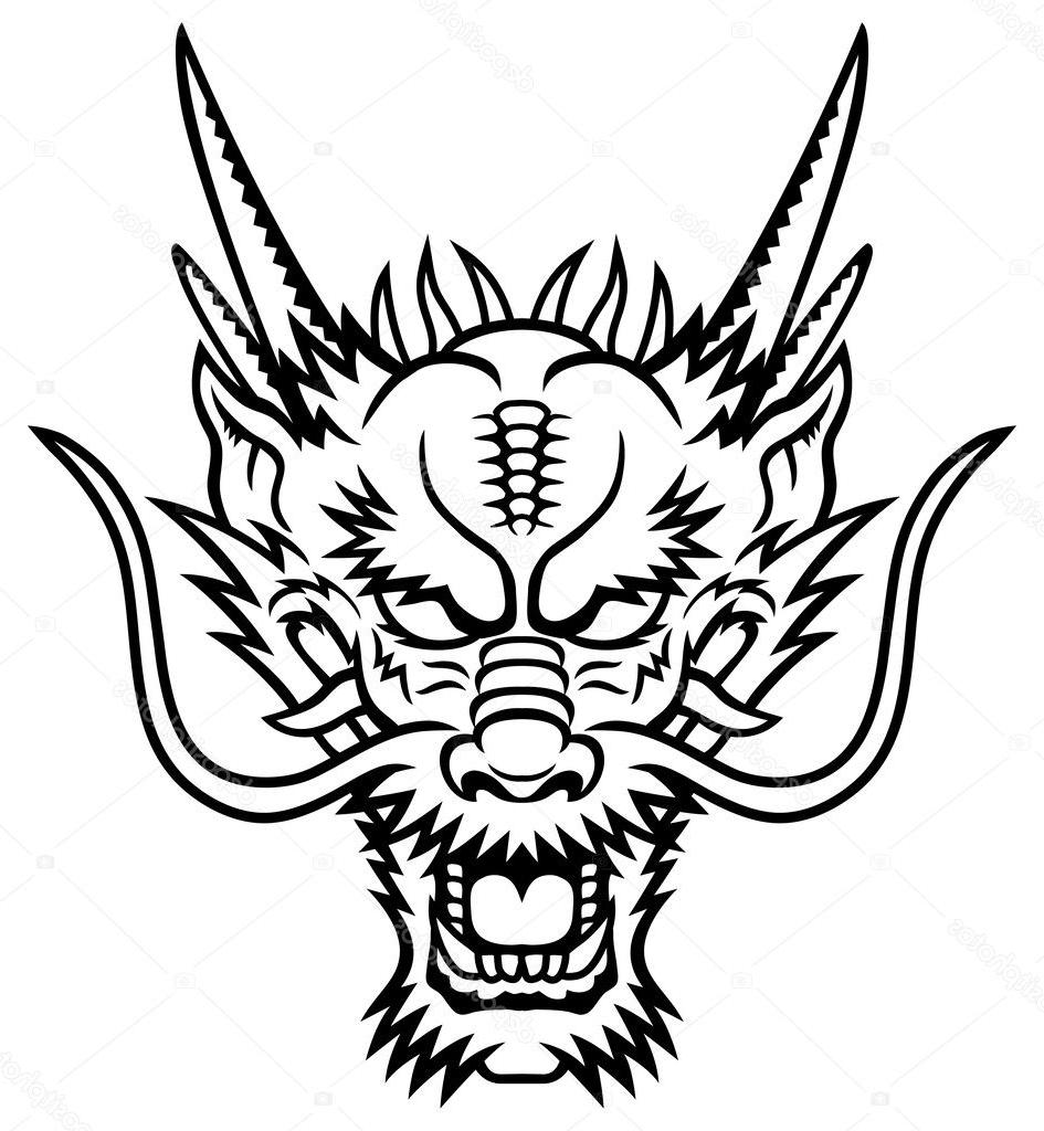 Unique Dragon Head Outline Vector Photos Free Vector Art, Images 945x1024 Unique Dragon Head Outline Vector Photos Free Vector Art, Images