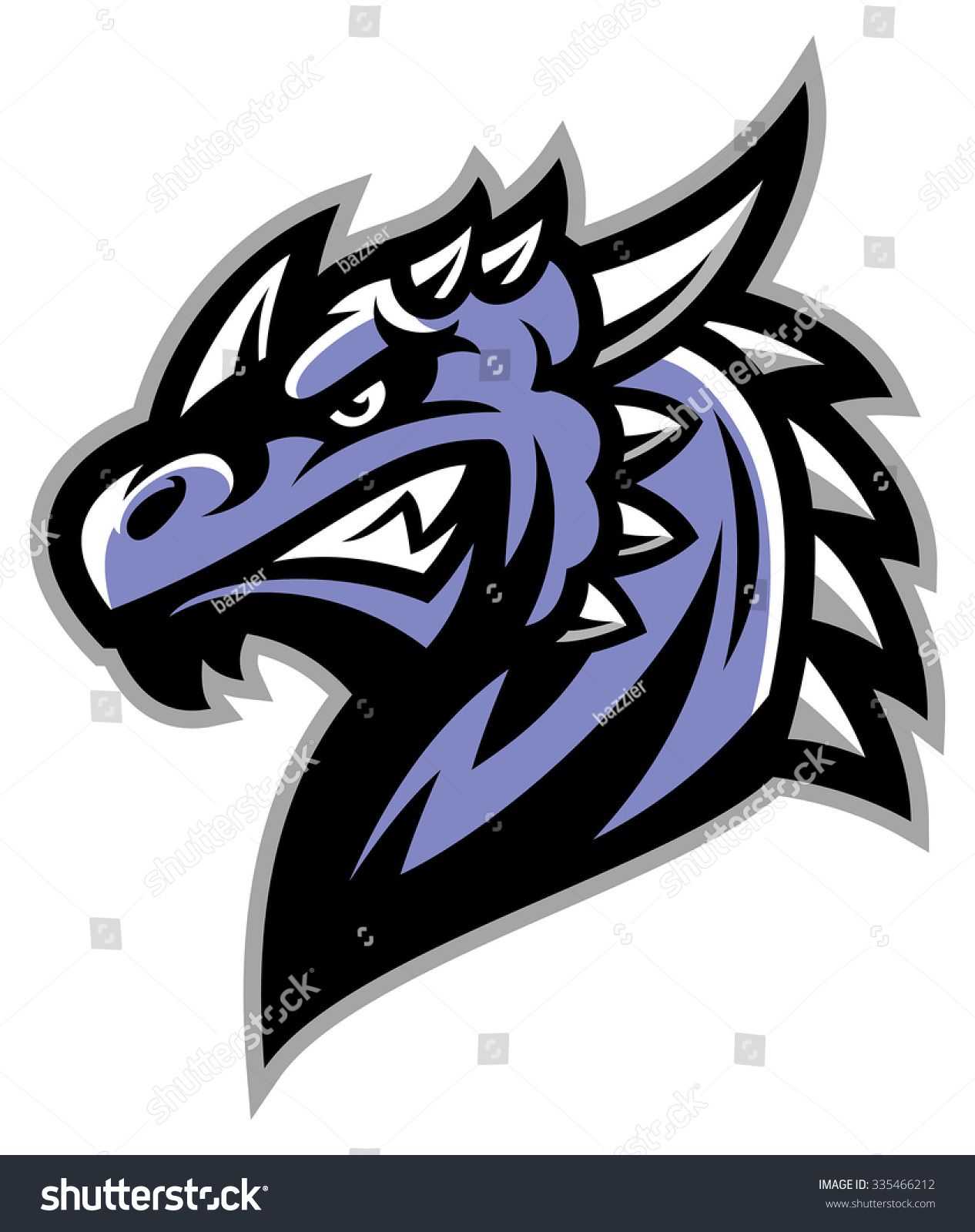 Stock Vector Dragon Head 1266x1600 Stock Vector Dragon Head