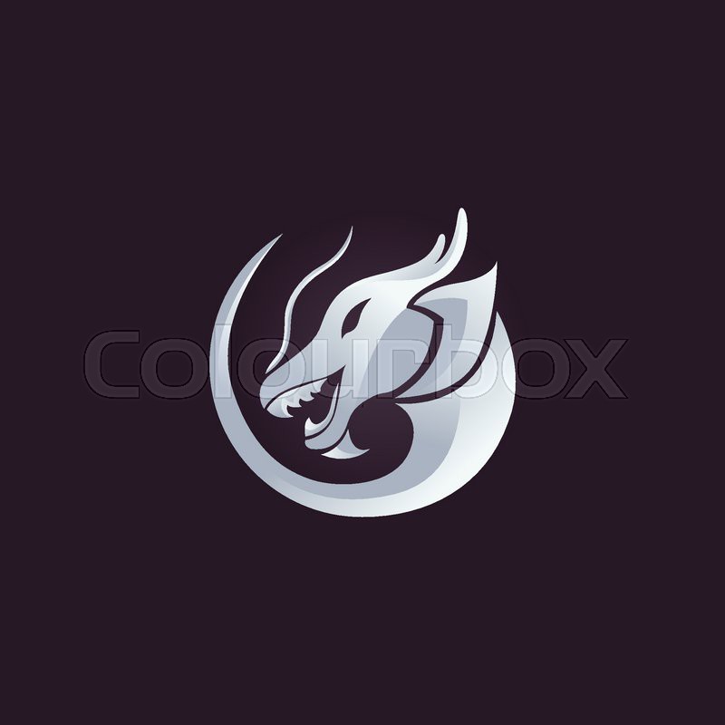 800x800 Dragon Logo Vector Design Template, Stock Vector Colourbox