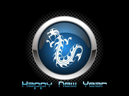 500x375 Chinese Dragon Icon Vector Material