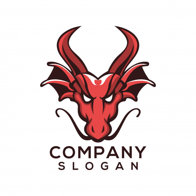 626x626 Dragon Logo Vector Vector Premium Download