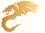 190x138 Gold Dragon Logo Vector Illustration Image Drawing Iphone