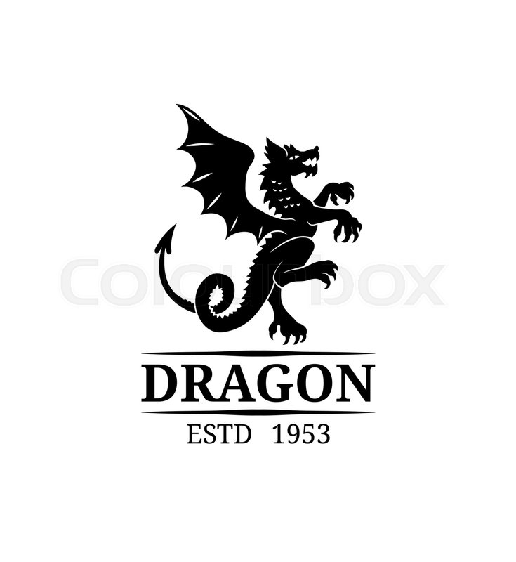 735x800 Vector Dragon Logo Template Luxury Stock Vector Colourbox