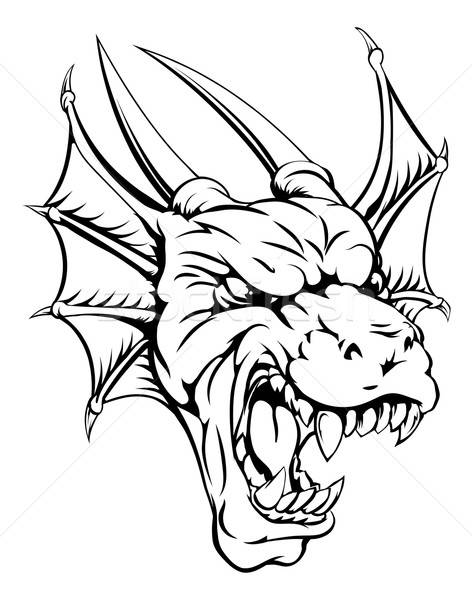 Dragon Mascot Vector Illustration Christos Georghiou 472x600 Dragon Mascot Vector Illustration Christos Georghiou