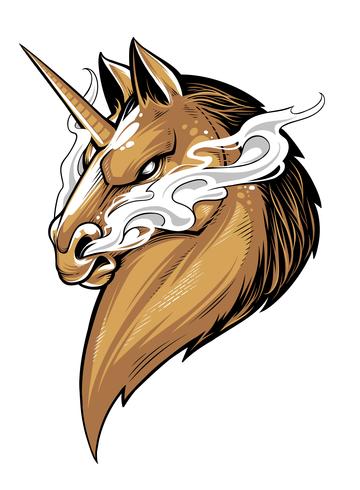 Fierce Unicorn Mascot Vector Art 360x490 Fierce Unicorn Mascot Vector Art