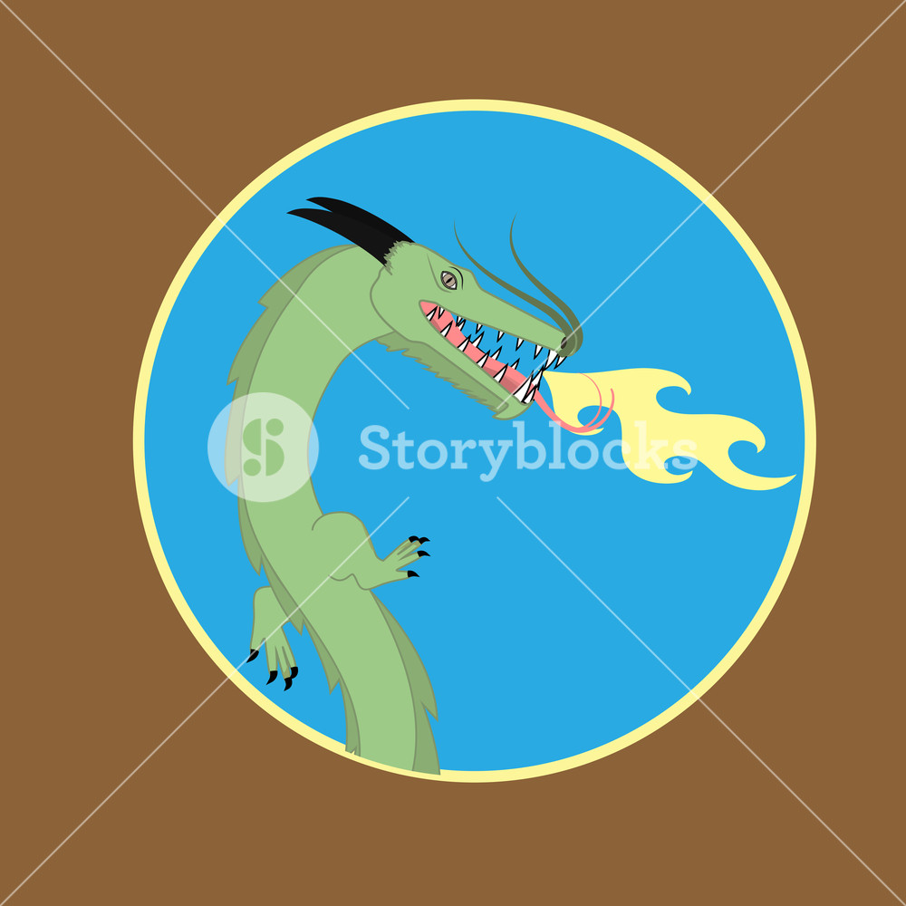 Fire Dragon Head Mascot Vector Illustration Royalty Free Stock 1000x1000 Fire Dragon Head Mascot Vector Illustration Royalty Free Stock