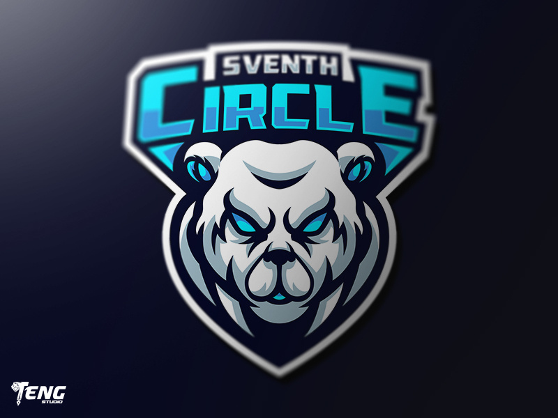 Sventh Circle Bear Mascot Logo Character Vector 800x600 Sventh Circle Bear Mascot Logo Character Vector