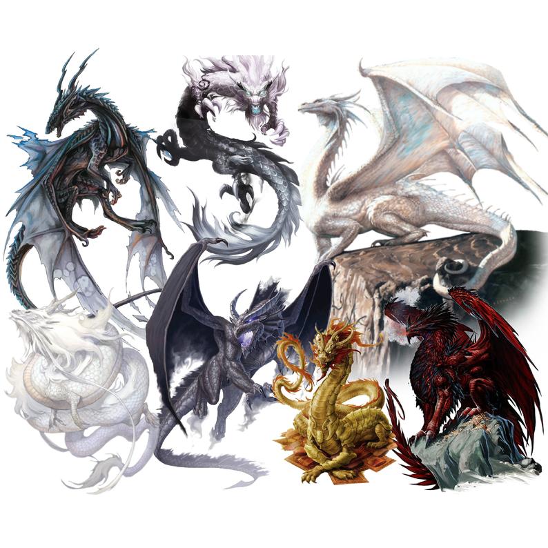 794x794 Dragon Clip Art Clipart Dragons Medieval Game Of Thrones Etsy