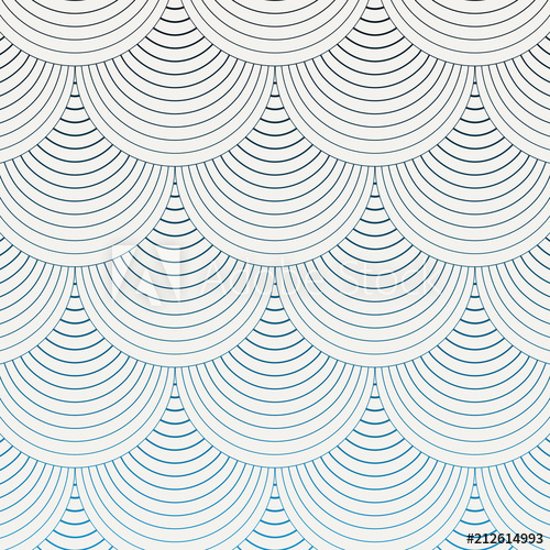 500x500 Geometric Vector Pattern, Repeating Abstract Curtains Or Fish