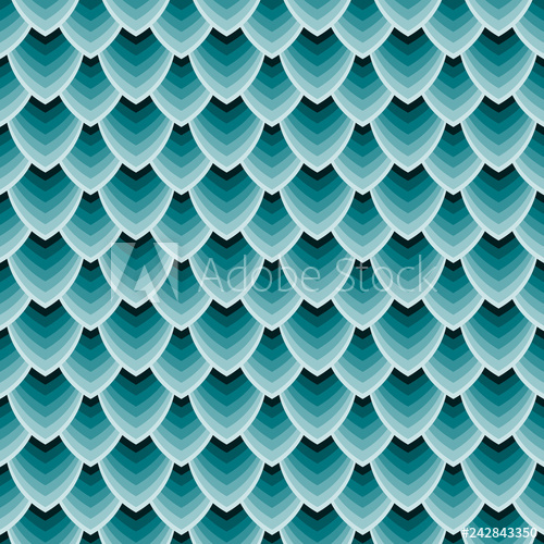 500x500 Seamless Texture Of Dragon Scales, Reptile Skin Vector