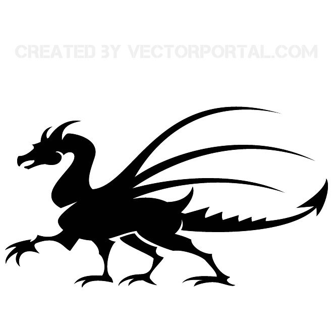660x660 Dragon Free Art Free Vector