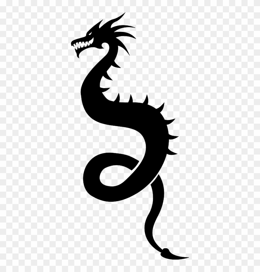 840x880 Dragon Silhouette Vector