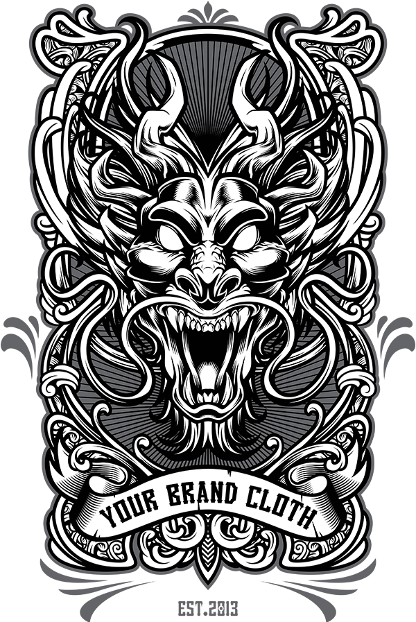 Dragon Vector 600x897 Dragon Vector