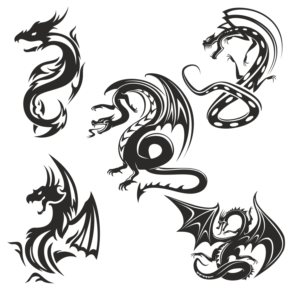 Dragons Vector Free Vector Free Download Vector Graphic Art 1000x1000 Dragons Vector Free Vector Free Download Vector Graphic Art